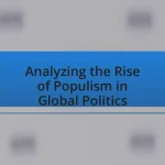 Analyzing the Rise of Populism in Global Politics