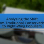 Analyzing the Shift from Traditional Conservatism to Right-Wing Populism