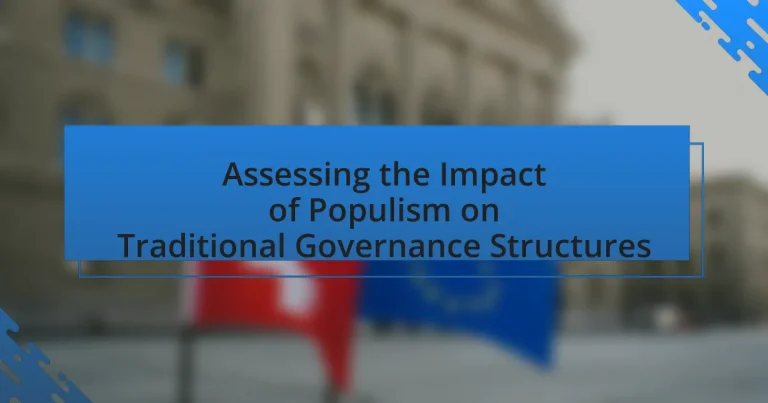 Assessing the Impact of Populism on Traditional Governance Structures