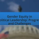 Gender Equity in Political Leadership: Progress and Challenges