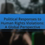 Political Responses to Human Rights Violations: A Global Perspective