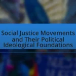 Social Justice Movements and Their Political Ideological Foundations