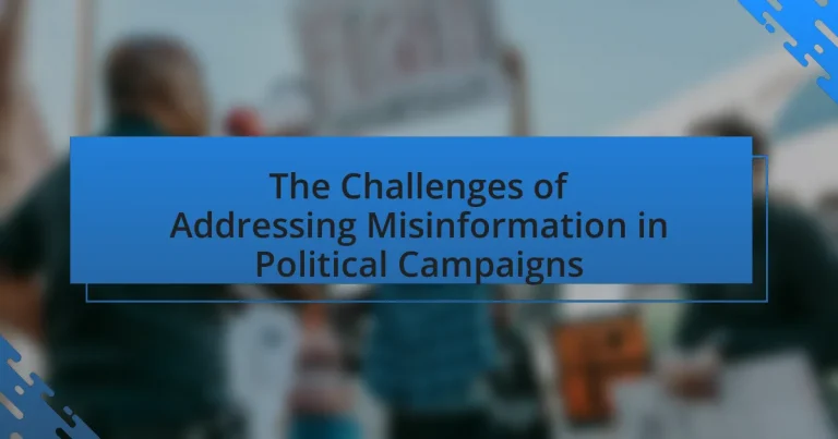 The Challenges of Addressing Misinformation in Political Campaigns