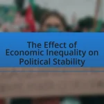 The Effect of Economic Inequality on Political Stability