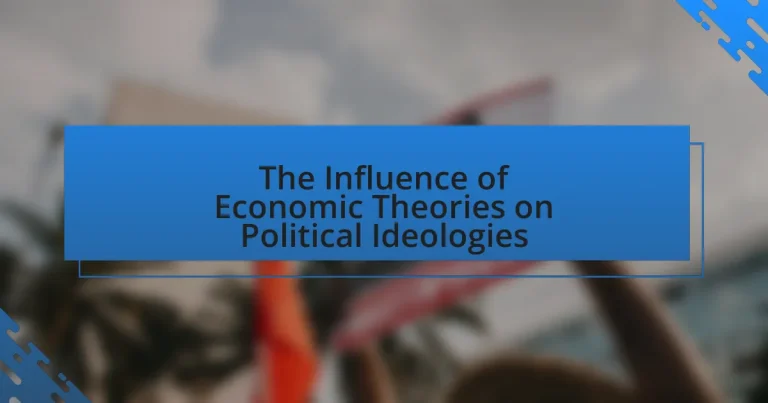 The Influence of Economic Theories on Political Ideologies