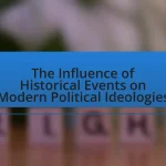 The Influence of Historical Events on Modern Political Ideologies