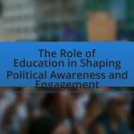 The Role of Education in Shaping Political Awareness and Engagement