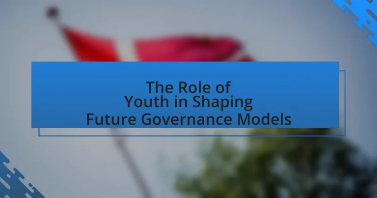 The Role of Youth in Shaping Future Governance Models