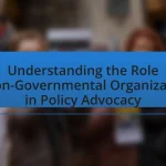 Understanding the Role of Non-Governmental Organizations in Policy Advocacy