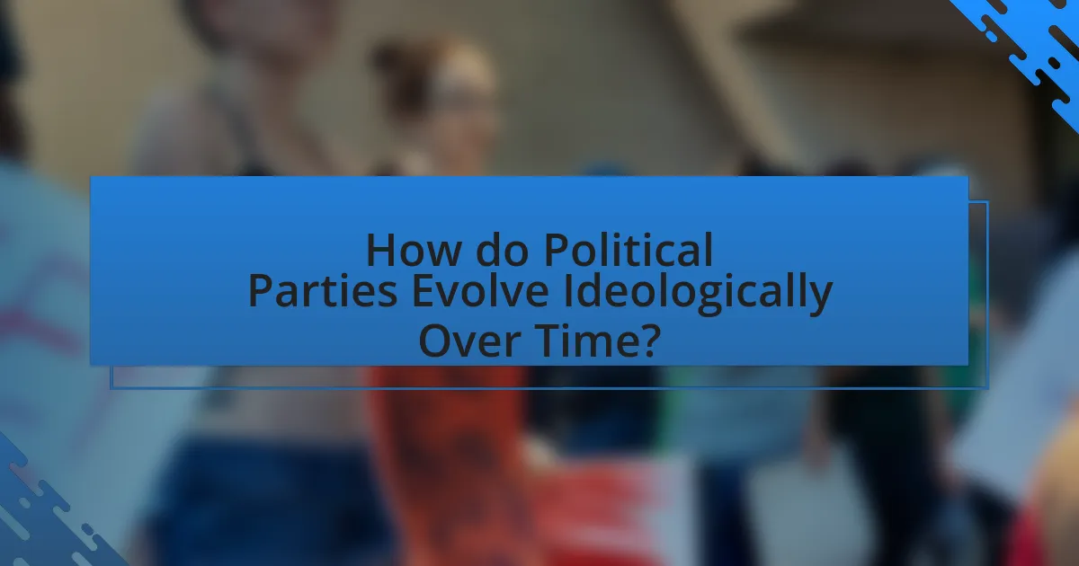 How do Political Parties Evolve Ideologically Over Time?