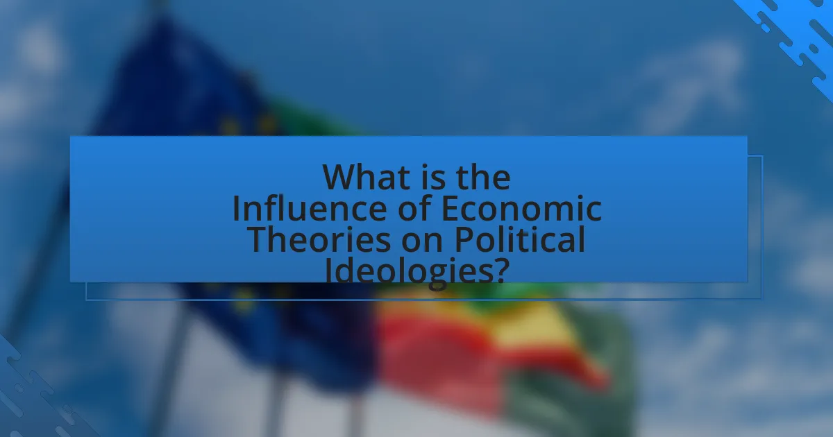 What is the Influence of Economic Theories on Political Ideologies?